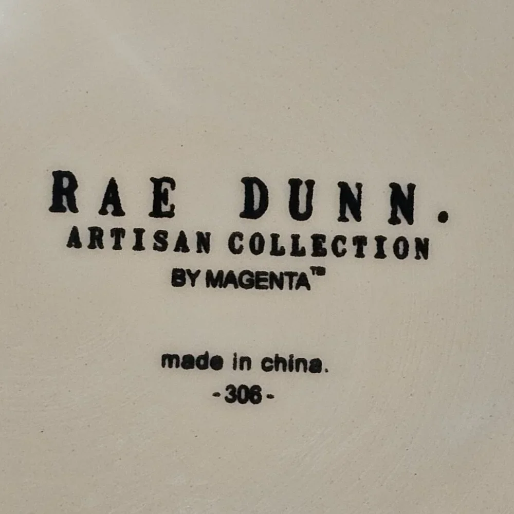 Rae Dunn “Treasures” Canister Jar Container With Lid Artisan By Magenta